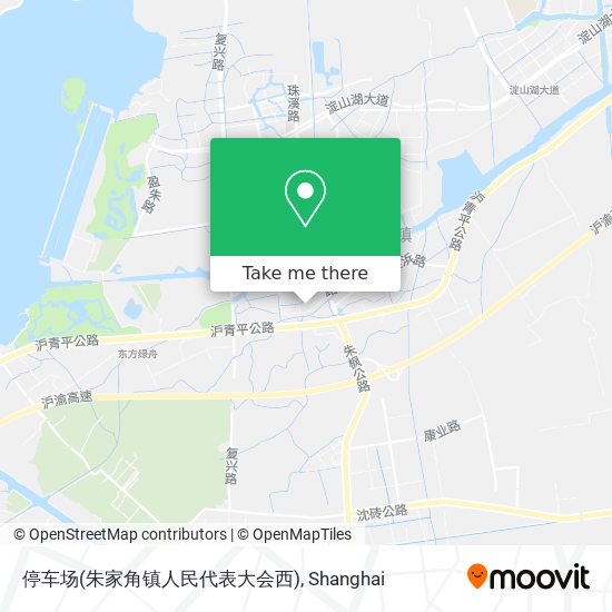 停车场(朱家角镇人民代表大会西) map