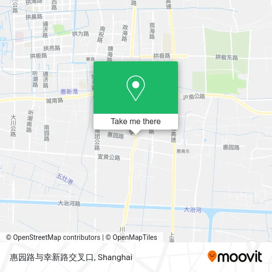 惠园路与幸新路交叉口 map