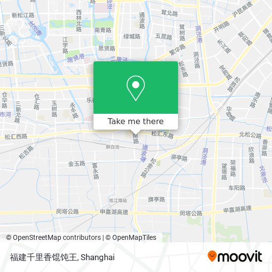 福建千里香馄饨王 map