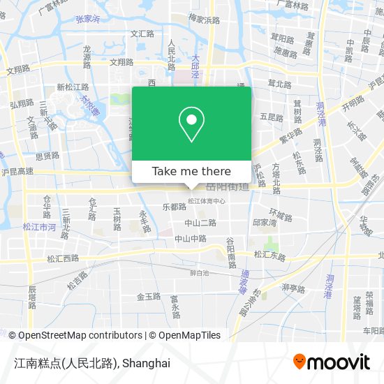 江南糕点(人民北路) map