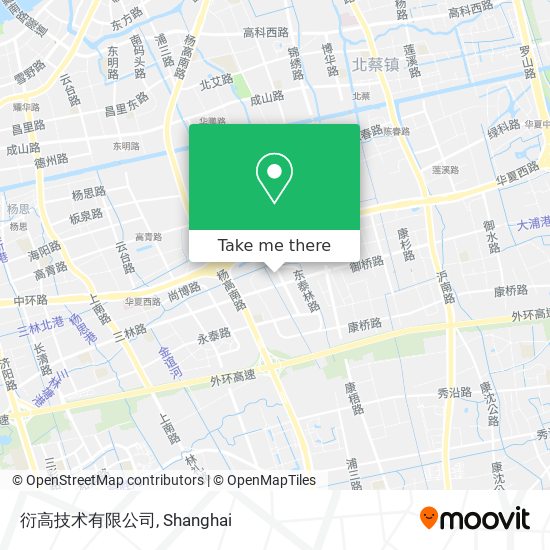 衍高技术有限公司 map