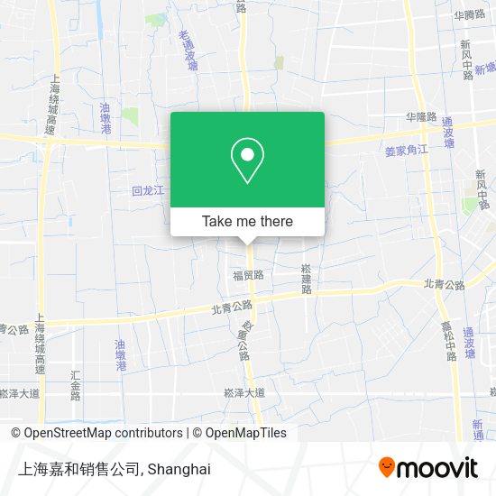 上海嘉和销售公司 map