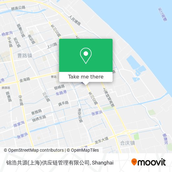 锦浩共源(上海)供应链管理有限公司 map