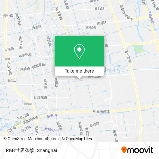 R&B世界茶饮 map