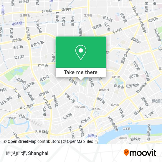 哈灵面馆 map