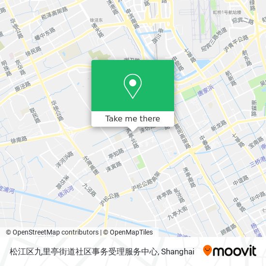 松江区九里亭街道社区事务受理服务中心 map