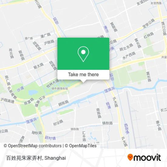 百姓苑朱家弄村 map