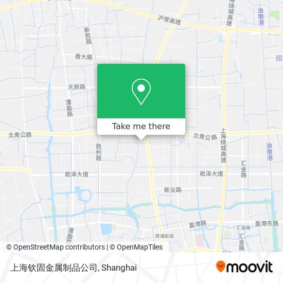 上海钦固金属制品公司 map