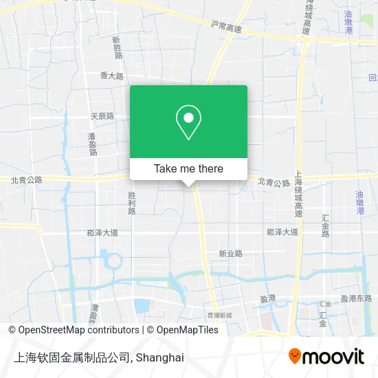 上海钦固金属制品公司 map