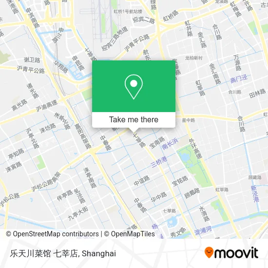 乐天川菜馆 七莘店 map
