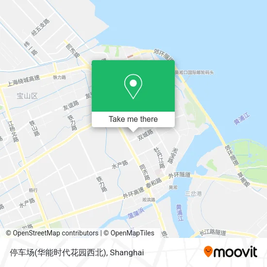 停车场(华能时代花园西北) map