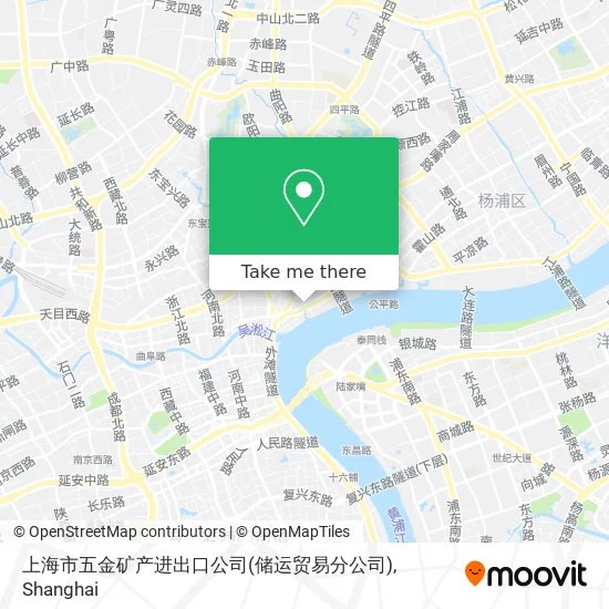 上海市五金矿产进出口公司(储运贸易分公司) map