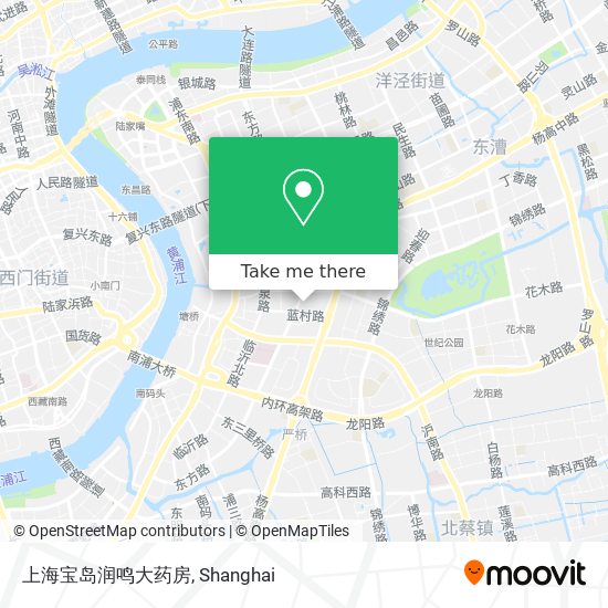 上海宝岛润鸣大药房 map