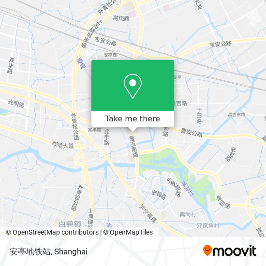 安亭地铁站 map