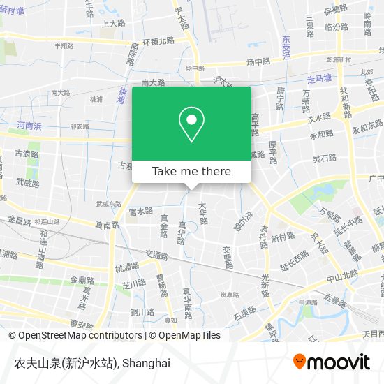 农夫山泉(新沪水站) map