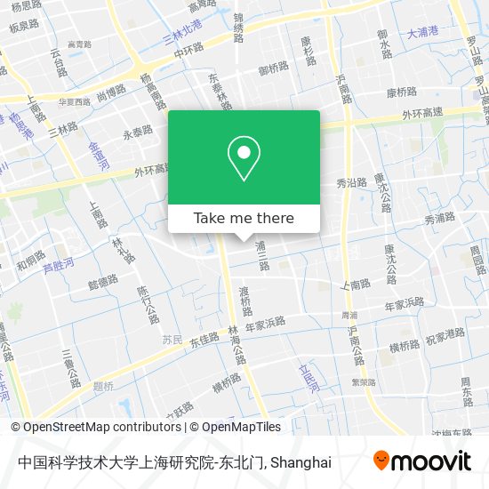 中国科学技术大学上海研究院-东北门 map