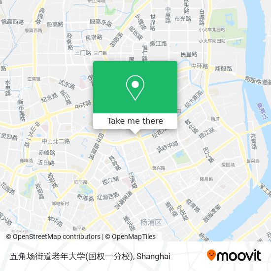 五角场街道老年大学(国权一分校) map