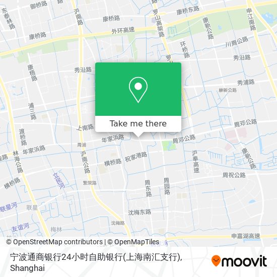 宁波通商银行24小时自助银行(上海南汇支行) map