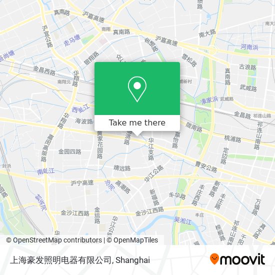 上海豪发照明电器有限公司 map