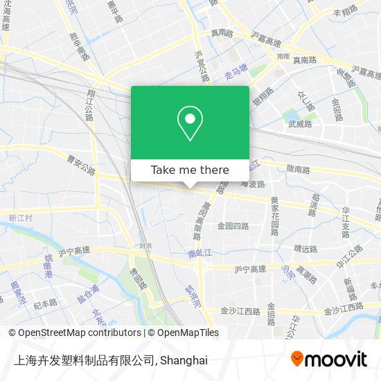 上海卉发塑料制品有限公司 map