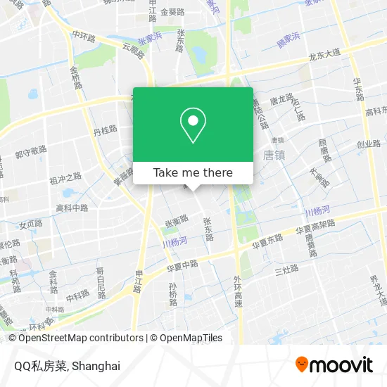 QQ私房菜 map