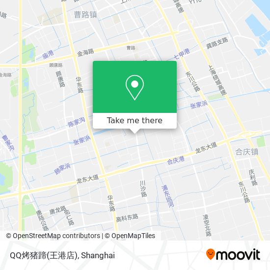 QQ烤猪蹄(王港店) map