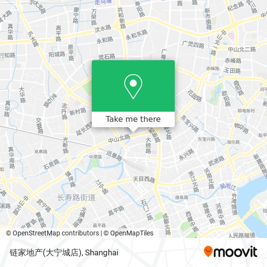 链家地产(大宁城店) map