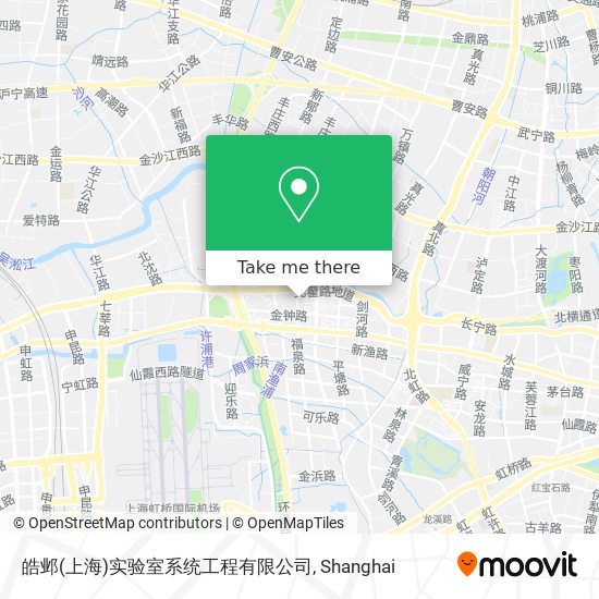 皓邺(上海)实验室系统工程有限公司 map