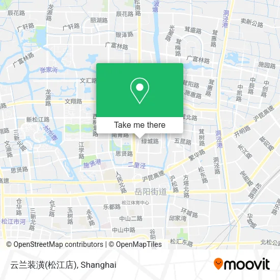 云兰装潢(松江店) map