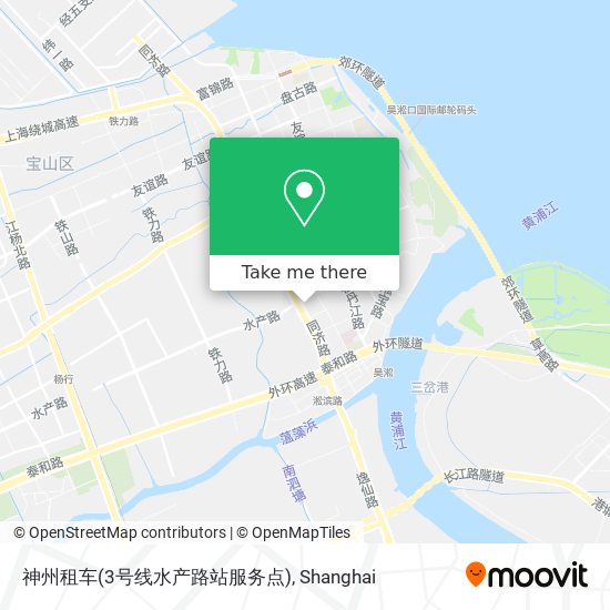 神州租车(3号线水产路站服务点) map