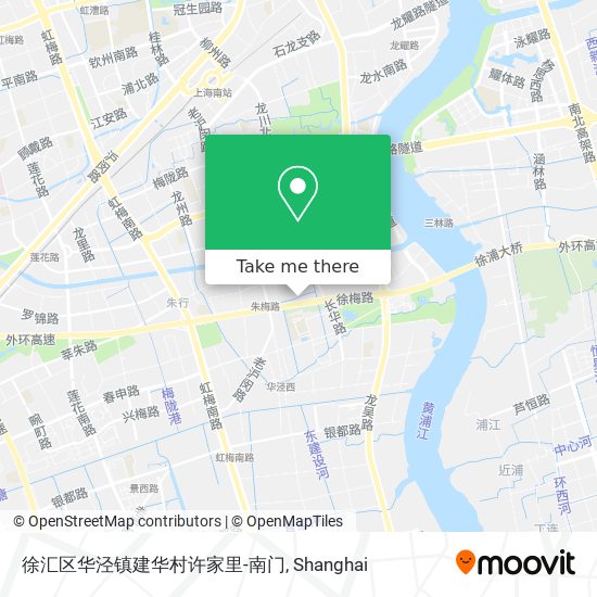 徐汇区华泾镇建华村许家里-南门 map