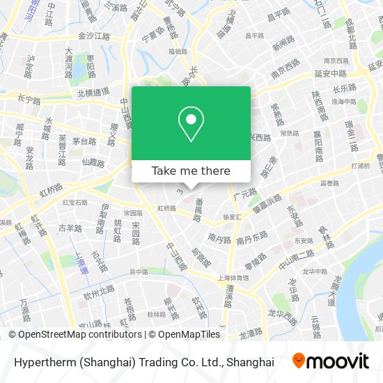 Hypertherm (Shanghai) Trading Co. Ltd. map