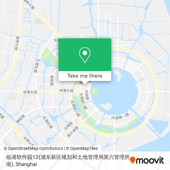 临港软件园12(浦东新区规划和土地管理局第六管理所南) map