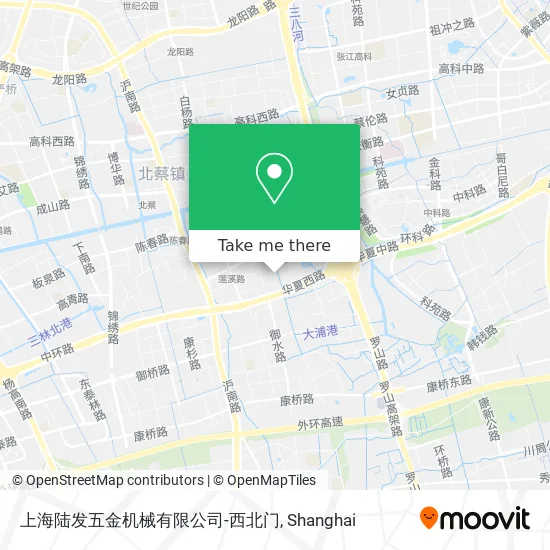 上海陆发五金机械有限公司-西北门 map