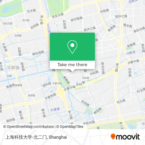 上海科技大学-北二门 map