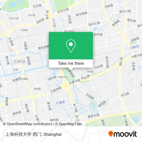 上海科技大学-西门 map