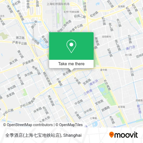 全季酒店(上海七宝地铁站店) map