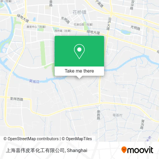 上海嘉伟皮革化工有限公司 map