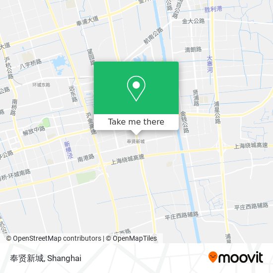 奉贤新城 map