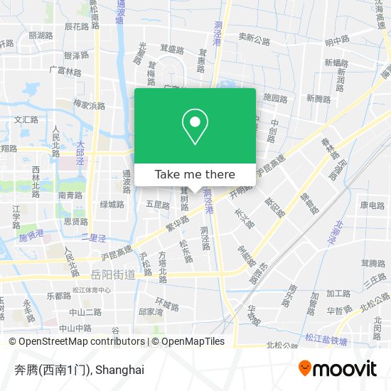 奔腾(西南1门) map