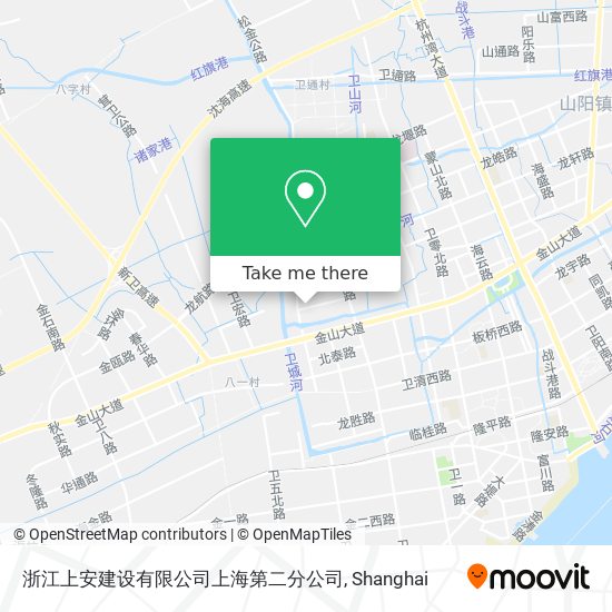 浙江上安建设有限公司上海第二分公司 map