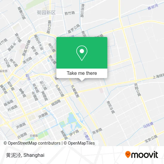 黄泥泾 map