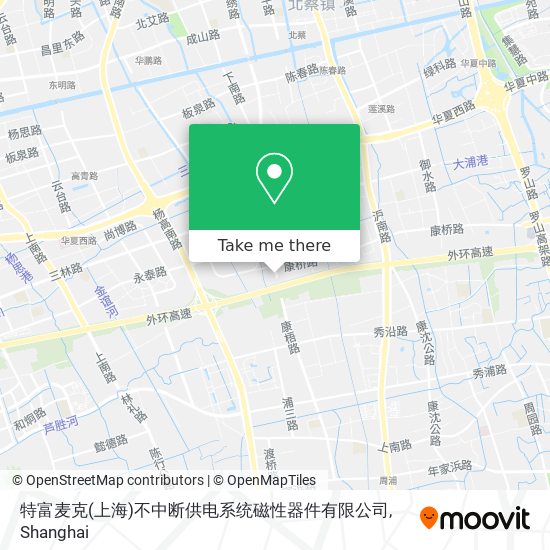 特富麦克(上海)不中断供电系统磁性器件有限公司 map