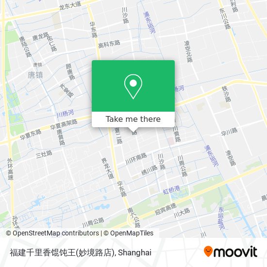 福建千里香馄饨王(妙境路店) map