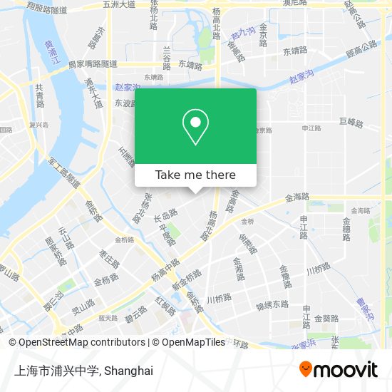 上海市浦兴中学 map