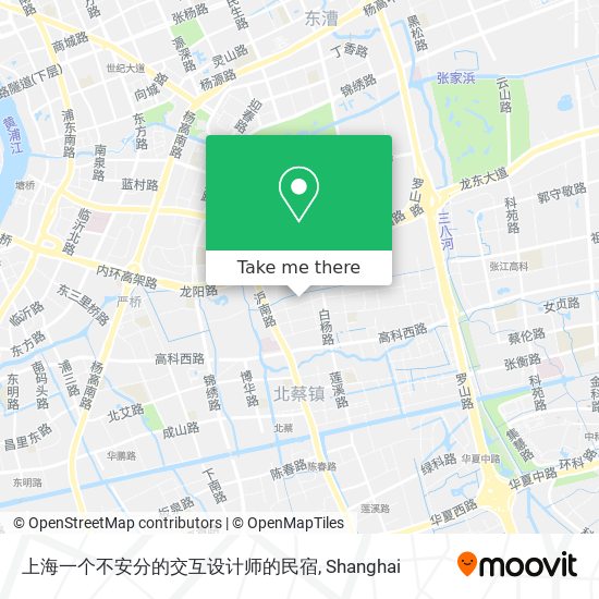 上海一个不安分的交互设计师的民宿 map