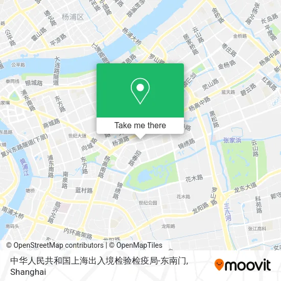 中华人民共和国上海出入境检验检疫局-东南门 map