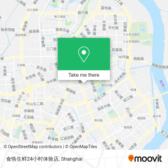食恪生鲜24小时体验店 map