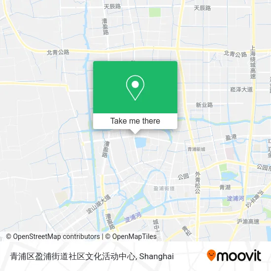 青浦区盈浦街道社区文化活动中心 map