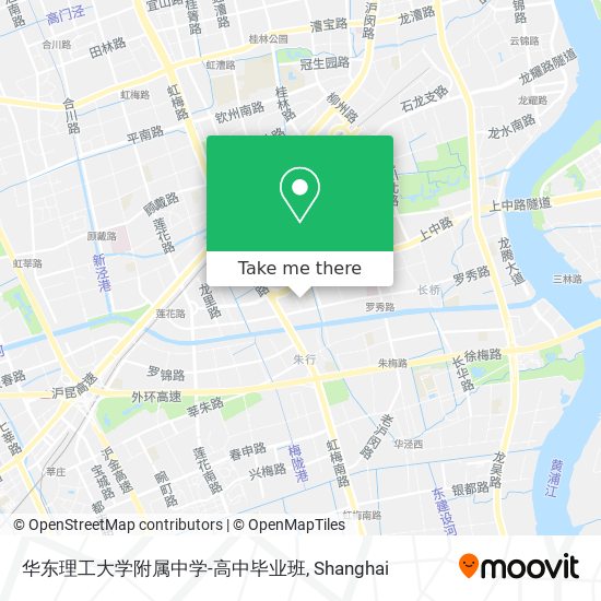 华东理工大学附属中学-高中毕业班 map
